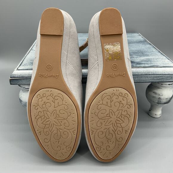 NEW DREAM PAIRS Women's Revona Low Wedge Flats Gray Size 6.5 - Picture 8 of 10